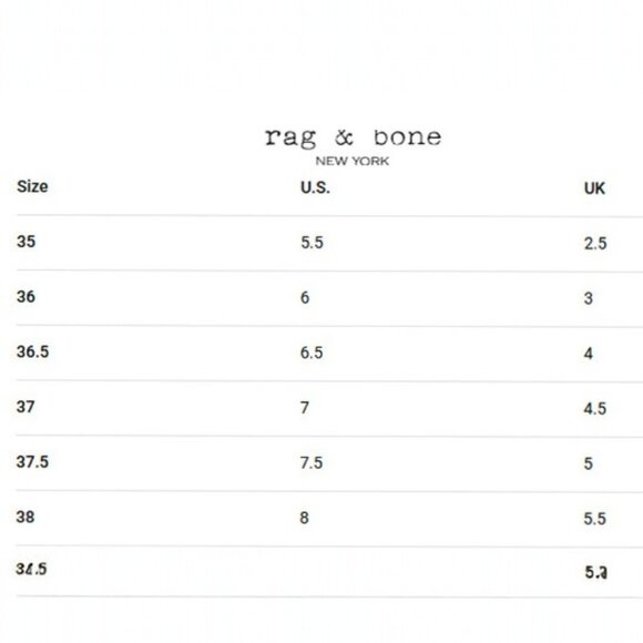 Rag Bone Tate Black Calfskin Loafers Made in Italy - Picture 10 of 10